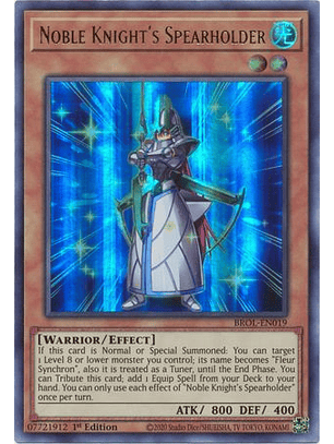 Noble Knight's Spearholder - BROL-EN019 - Ultra Rare