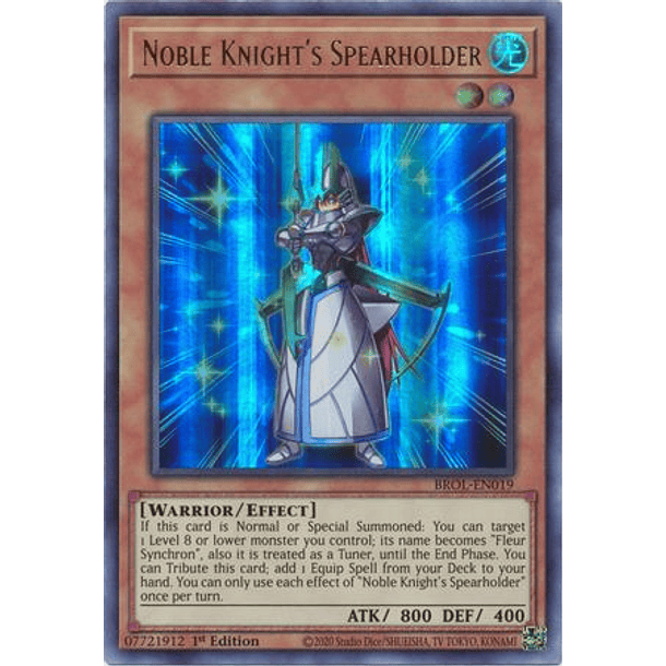 Noble Knight's Spearholder - BROL-EN019 - Ultra Rare