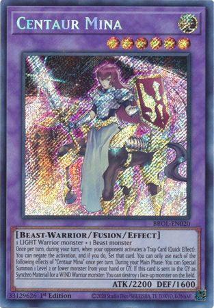 Centaur Mina - BROL-EN020 - Secret Rare 1