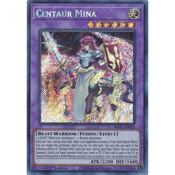 Centaur Mina - BROL-EN020 - Secret Rare