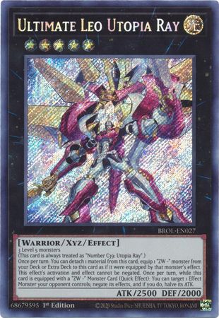 Ultimate Leo Utopia Ray - BROL-EN027 - Secret Rare 1