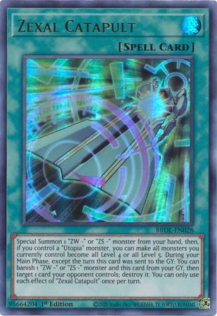 Zexal Catapult - BROL-EN028 - Ultra Rare 1