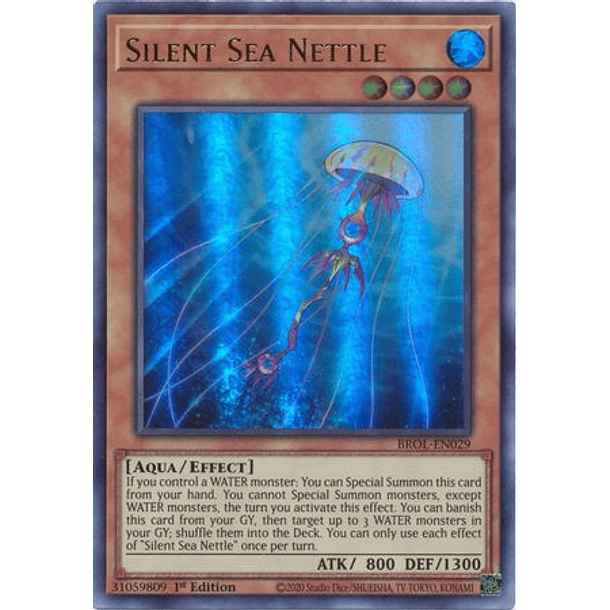 Silent Sea Nettle - BROL-EN029 - Ultra Rare