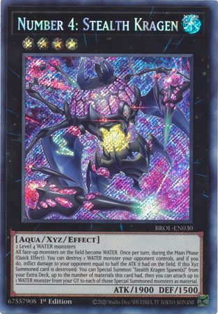 Number 4: Stealth Kragen - BROL-EN030 - Secret Rare 1
