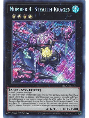 Number 4: Stealth Kragen - BROL-EN030 - Secret Rare