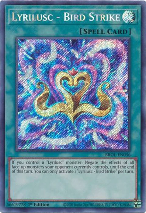 Lyrilusc - Bird Strike - BROL-EN036 - Secret Rare