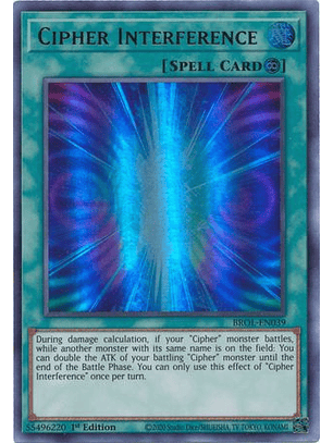Cipher Interference - BROL-EN039 - Ultra Rare