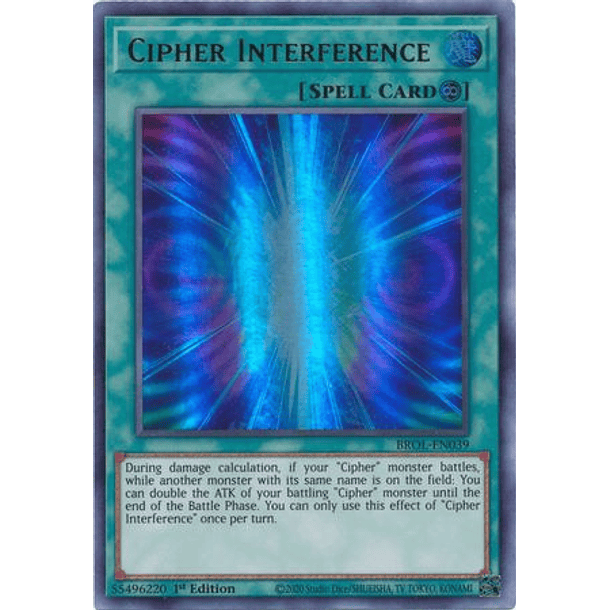 Cipher Interference - BROL-EN039 - Ultra Rare