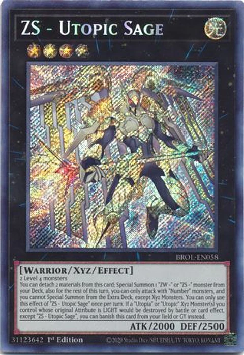 ZS - Utopic Sage - BROL-EN058 - Secret Rare