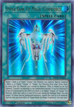 Hyper Rank-Up-Magic Utopiforce - BROL-EN060 - Ultra Rare 1
