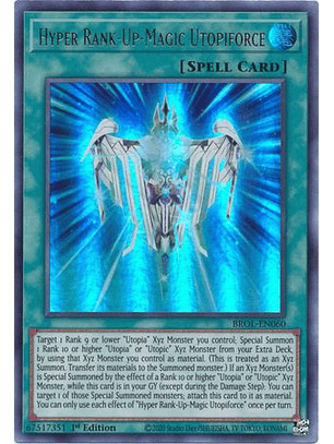 Hyper Rank-Up-Magic Utopiforce - BROL-EN060 - Ultra Rare