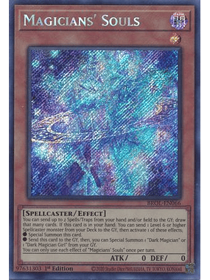 Magicians' Souls - BROL-EN066 - Secret Rare