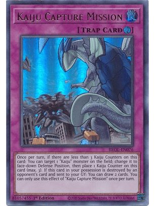 Kaiju Capture Mission - BROL-EN076 - Ultra Rare