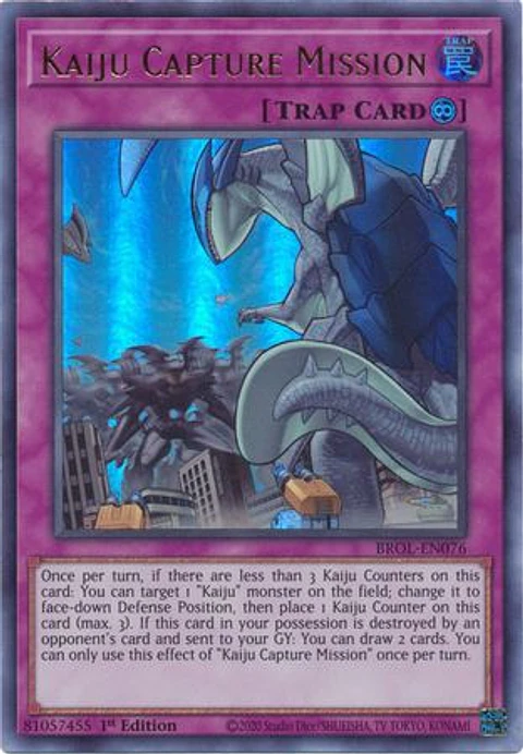 Kaiju Capture Mission - BROL-EN076 - Ultra Rare