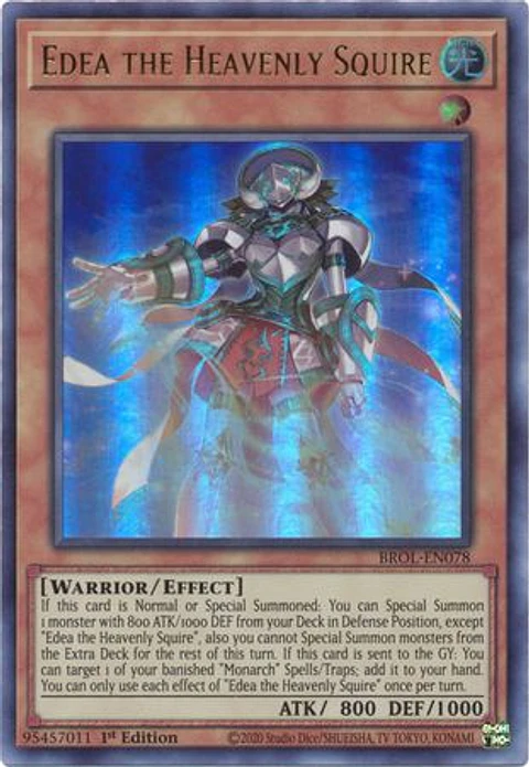 Edea the Heavenly Squire - BROL-EN078 - Ultra Rare