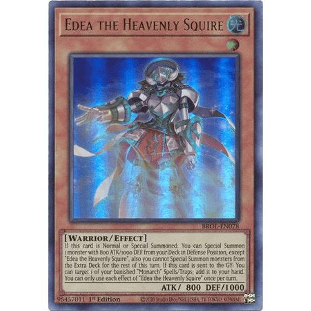 Edea the Heavenly Squire - BROL-EN078 - Ultra Rare