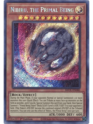 Nibiru, the Primal Being - BROL-EN080 - Secret Rare