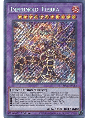 Infernoid Tierra - BROL-EN082 - Secret Rare