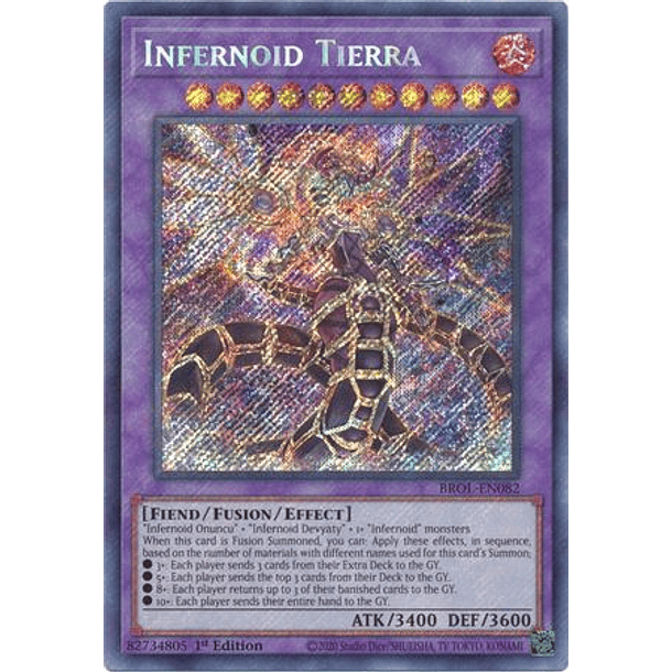 Infernoid Tierra - BROL-EN082 - Secret Rare
