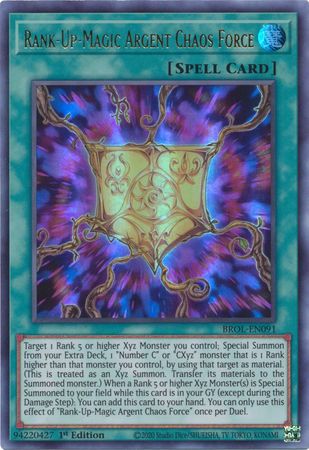 Rank-Up-Magic Argent Chaos Force - BROL-EN091 - Ultra Rare 1
