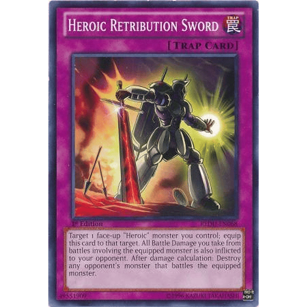 Heroic Retribution Sword - REDU-EN068 - Common
