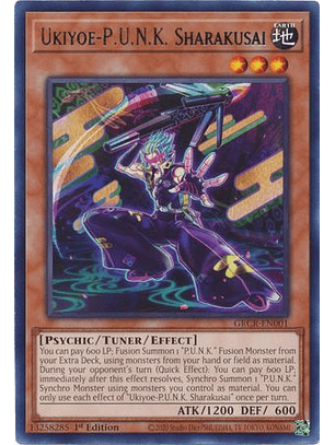 Ukiyoe-P.U.N.K. Sharakusai - GRCR-EN001 - Rare