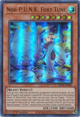 Noh-P.U.N.K. Foxy Tune - GRCR-EN005 - Ultra Rare 1