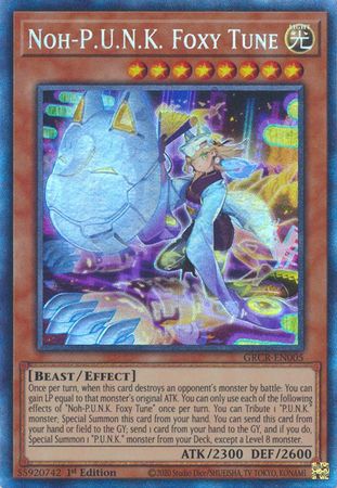 Noh-P.U.N.K. Foxy Tune - GRCR-EN005 - Collectors Rare 1