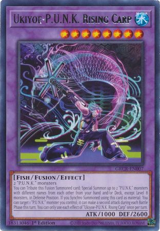 Ukiyoe-P.U.N.K. Rising Carp - GRCR-EN007 - Rare 1