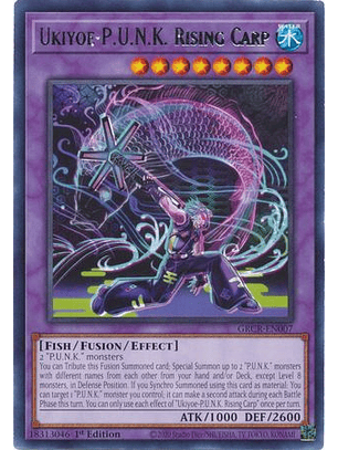 Ukiyoe-P.U.N.K. Rising Carp - GRCR-EN007 - Rare