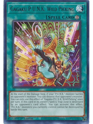 Gagaku-P.U.N.K. Wild Picking - GRCR-EN009 - Rare 