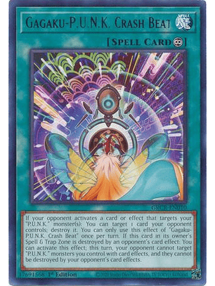 Gagaku-P.U.N.K. Crash Beat - GRCR-EN010 - Rare