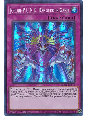 Joruri-P.U.N.K. Dangerous Gabu - GRCR-EN011 - Super Rare