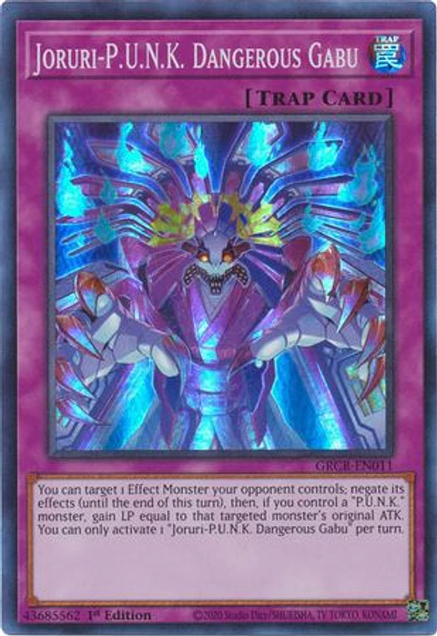 Joruri-P.U.N.K. Dangerous Gabu - GRCR-EN011 - Super Rare