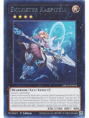 Exosister Kaspitell - GRCR-EN018 - Rare 
