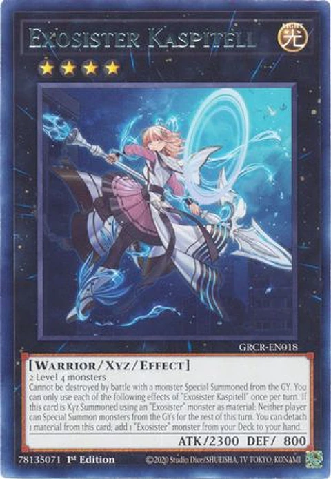 Exosister Kaspitell - GRCR-EN018 - Rare 