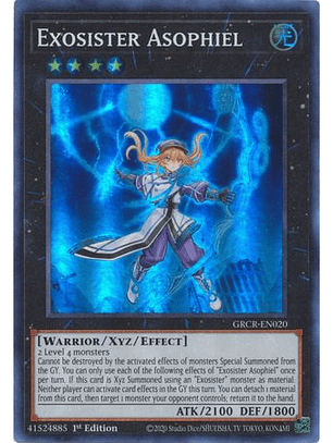 Exosister Asophiel - GRCR-EN020 - Super Rare 