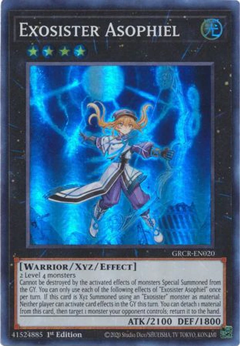 Exosister Asophiel - GRCR-EN020 - Super Rare 