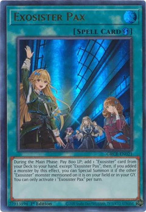 Exosister Pax - GRCR-EN021 - Ultra Rare