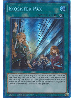 Exosister Pax - GRCR-EN021 - Collectors Rare