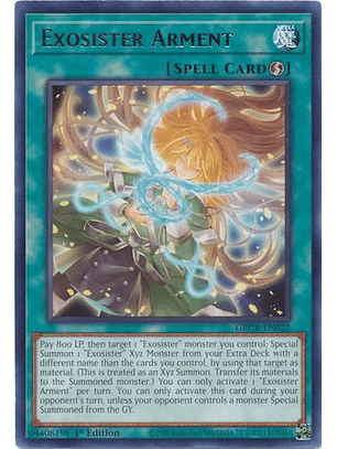 Exosister Arment - GRCR-EN022 - Rare 