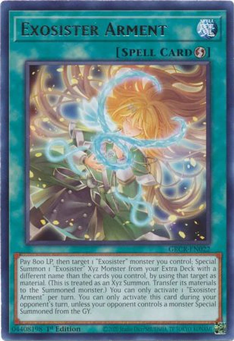 Exosister Arment - GRCR-EN022 - Rare 