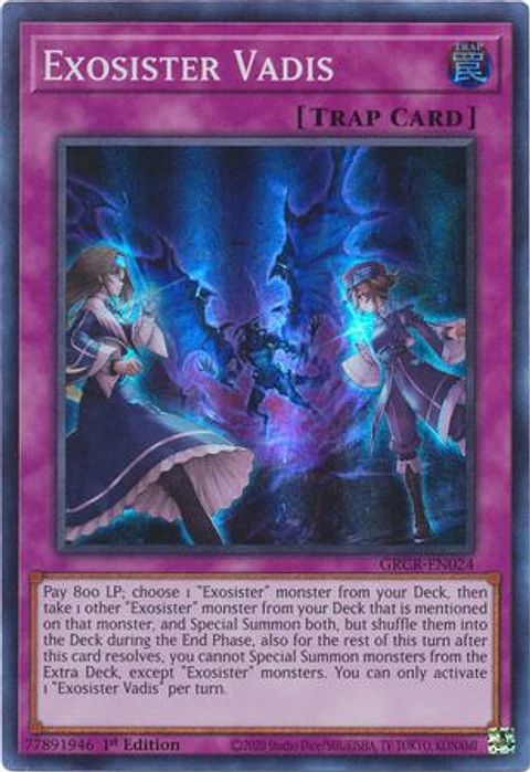 Exosister Vadis - GRCR-EN024 - Super Rare 