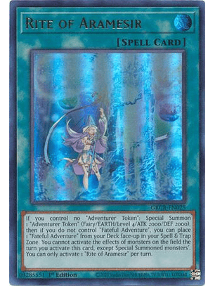 Rite of Aramesir - GRCR-EN025 - Ultra Rare