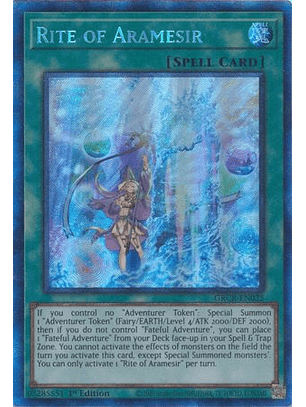 Rite of Aramesir - GRCR-EN025 - Collectors Rare
