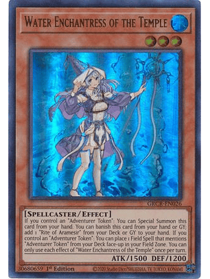 Water Enchantress of the Temple - GRCR-EN026 - Ultra Rare