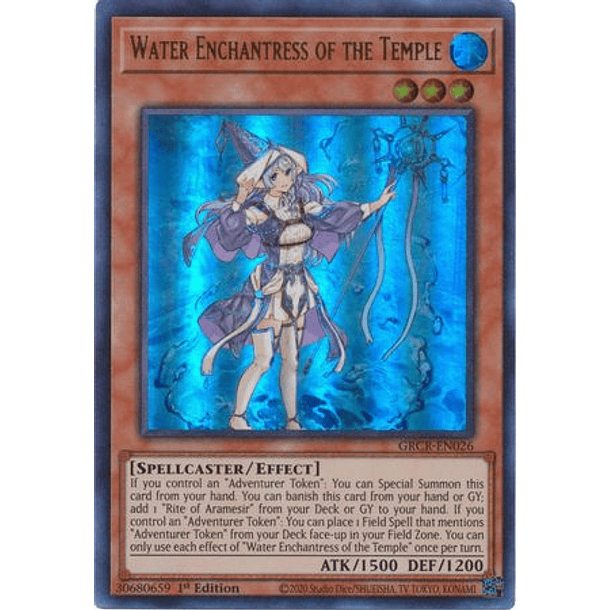 Water Enchantress of the Temple - GRCR-EN026 - Ultra Rare