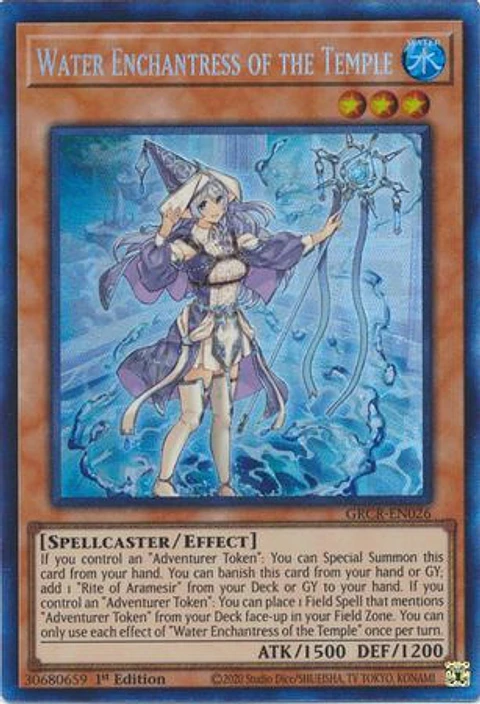 Water Enchantress of the Temple - GRCR-EN026 - Collectors Rare
