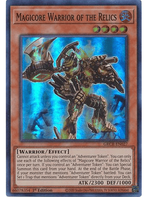 Magicore Warrior of the Relics - GRCR-EN027 - Super Rare