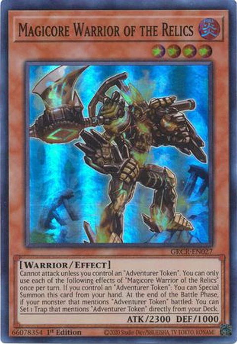 Magicore Warrior of the Relics - GRCR-EN027 - Super Rare